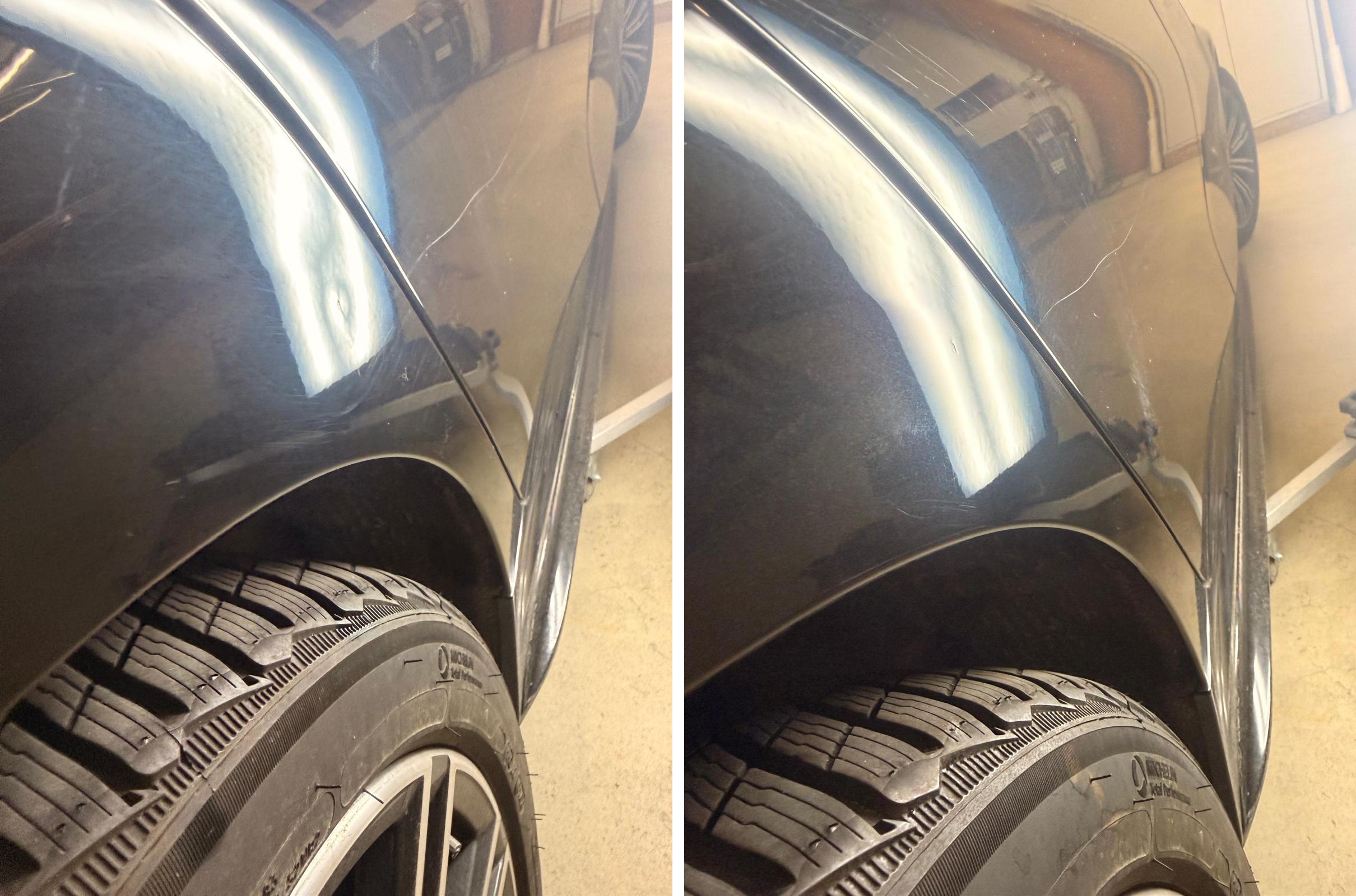 Aile avant réparation